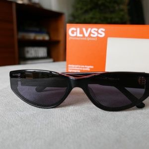 GLVSS - "The Snake" Shiny Black/Smoke Sunglasses